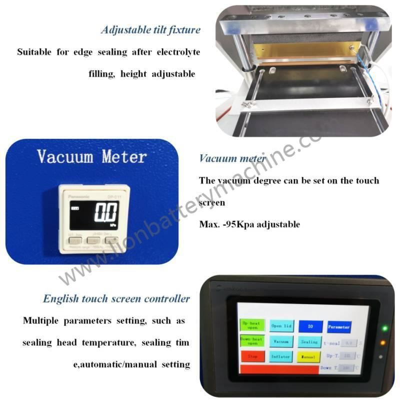 pouch cell vacuum sealer highlights