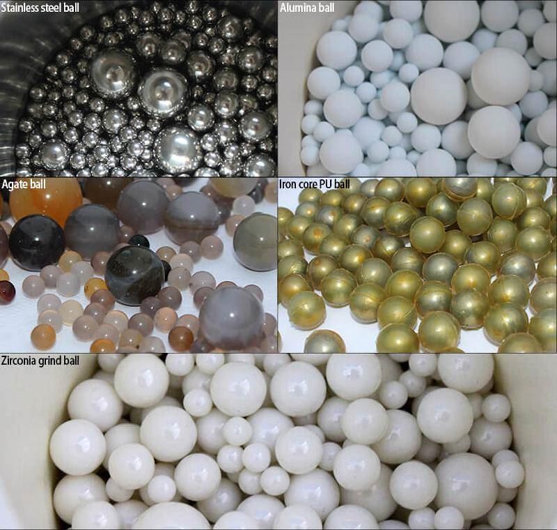 various materials balls