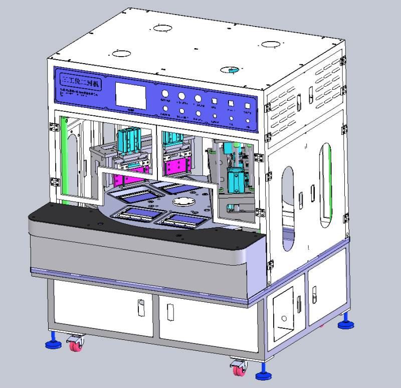 three-station vacuum sealer drawing