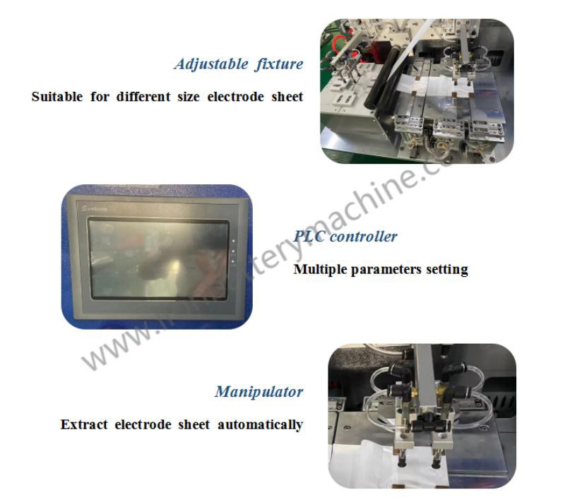 pouch cell stacking machine details