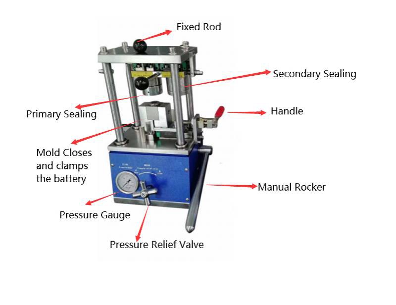 cylindrical cell manual crimper details